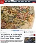 Gallipoli may be a blessing for the Turkish republic, but it is certainly not for the ummah