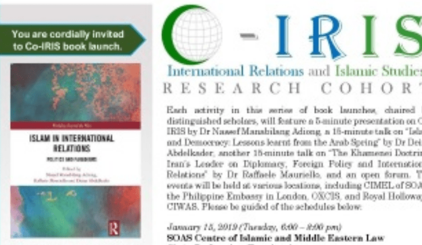 Book launch of 2nd Co-IRIS edited&nbsp;volume